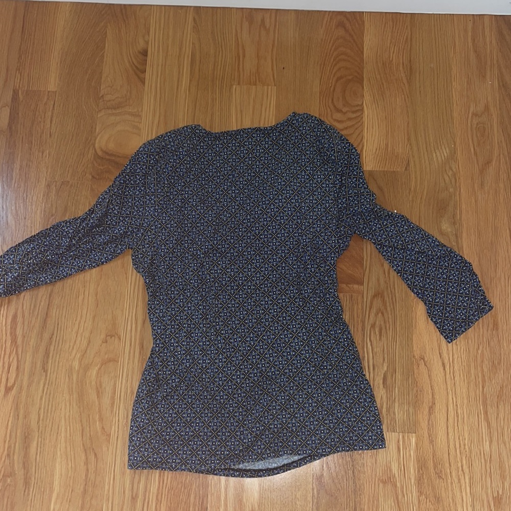 Talbots Faux Wrap top v neck - Picture 5 of 5
